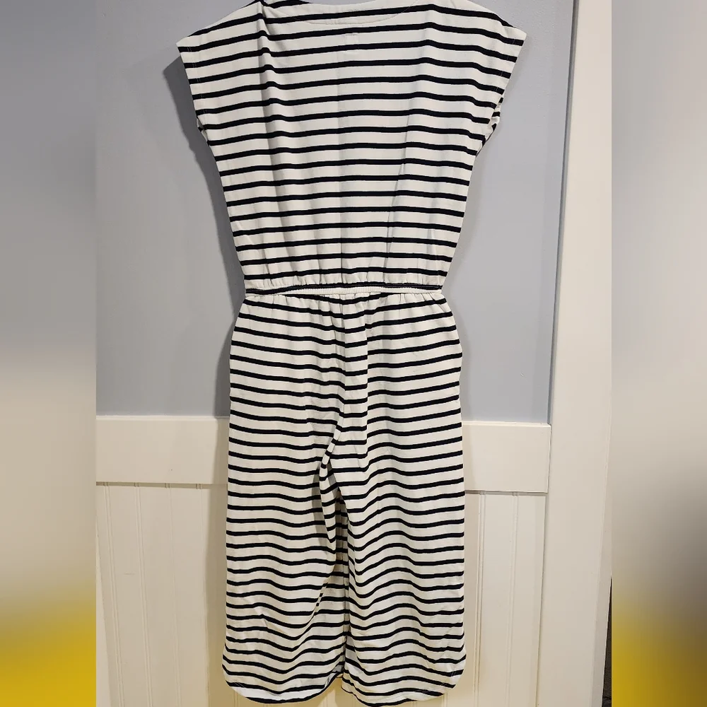 GAP Black and White Striped Bodysuit Kids Size Large